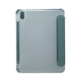 thumbnail image 4 of SaniMore for iPad 10th Generation 10.9" 2022 Case, Auto Sleep/Wake, Flexible TPU Case with Tri-Fold Kickstand & Pencil Holder Shockproof Protective Case for Women Men, Darkgreen, 4 of 9