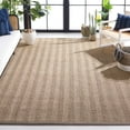 thumbnail image 3 of SAFAVIEH Natural Fiber Maisy Solid Area Rug, Natural/Grey, 8' x 8' Square, 3 of 12