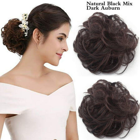 Nk Beauty 2pcs Messy Hair Bun Hair Piece Ponytail Hair Extensions