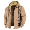 thumbnail image 1 of Veste pour Hommes Manteau Chaud à Capuche Doux Confortable Léger Sports d'Hiver Tendance Mode, 1 of 2