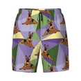thumbnail image 4 of Lsque Mens Swim Trunks German Shepherd Dog Pattern - Bathing Suit Compression Liner - Beach Swim Shorts Swimwear - (S-3XL) - Stretch Quick Dry -Small, 4 of 9