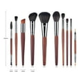 thumbnail image 2 of CHICHUMID Makeup Brush For Woman 10Pcs Set Nylon Wood Material Portable And Durable, 2 of 7