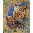 thumbnail image 3 of Chamard, Jean-Marc 15x17 Black Modern Framed Museum Art Print Titled - Panther with cub 02, 3 of 5