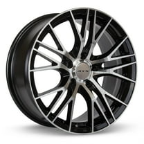 RTX Vertex 16x7 5x100 ET35 C54.1 Black Machined Wheel
