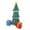 Dark Green, variant on YAHHU 6FT Christmas Tree Inflatable Outdoor Yard Decoration US Plug, Blow Up Xmas Decor with Built-in Bright LEDs, 1.8m / 5.9ft Tall Durable Holiday Prop for Lawn Garden Home Party Decor