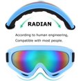 thumbnail image 2 of Gafas de esquí, paquete de 3 gafas de snowboard para niños, niñas, jóvenes, hombres y mujeres (rosa, azul y blanco), 2 of 5