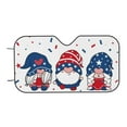 thumbnail image 7 of Haiem Three Gnome Independence Day Car Windshield Sun Shade - Blocks UV Rays Sun Visor Protector, Sunshade to Keep Your Vehicle Cool, Universal Fit SUV Van Sedan-Medium, 7 of 7