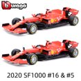 thumbnail image 4 of Bburago 1:43 2020 Ferrari F1 SF1000 #5 Sebastian Vettel Alloy Luxury Vehicle Diecast Pull Back Cars Model Toy Collection Gift, 4 of 5