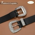 thumbnail image 3 of Women Western Leather Belts Ladies Vintage Design Waist Belt for Pants Jeans Dresses, 3 of 7