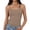 Coffee, variant on Women's Fashion Casual Solid Color Thin Strap Camisole Black L