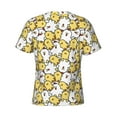 thumbnail image 6 of Vsdgher Cartoon Chicken Print Men's Dry Fit Mesh Athletic Shirts Moisture Wicking Tennis T-Shirt Tops, 6 of 9