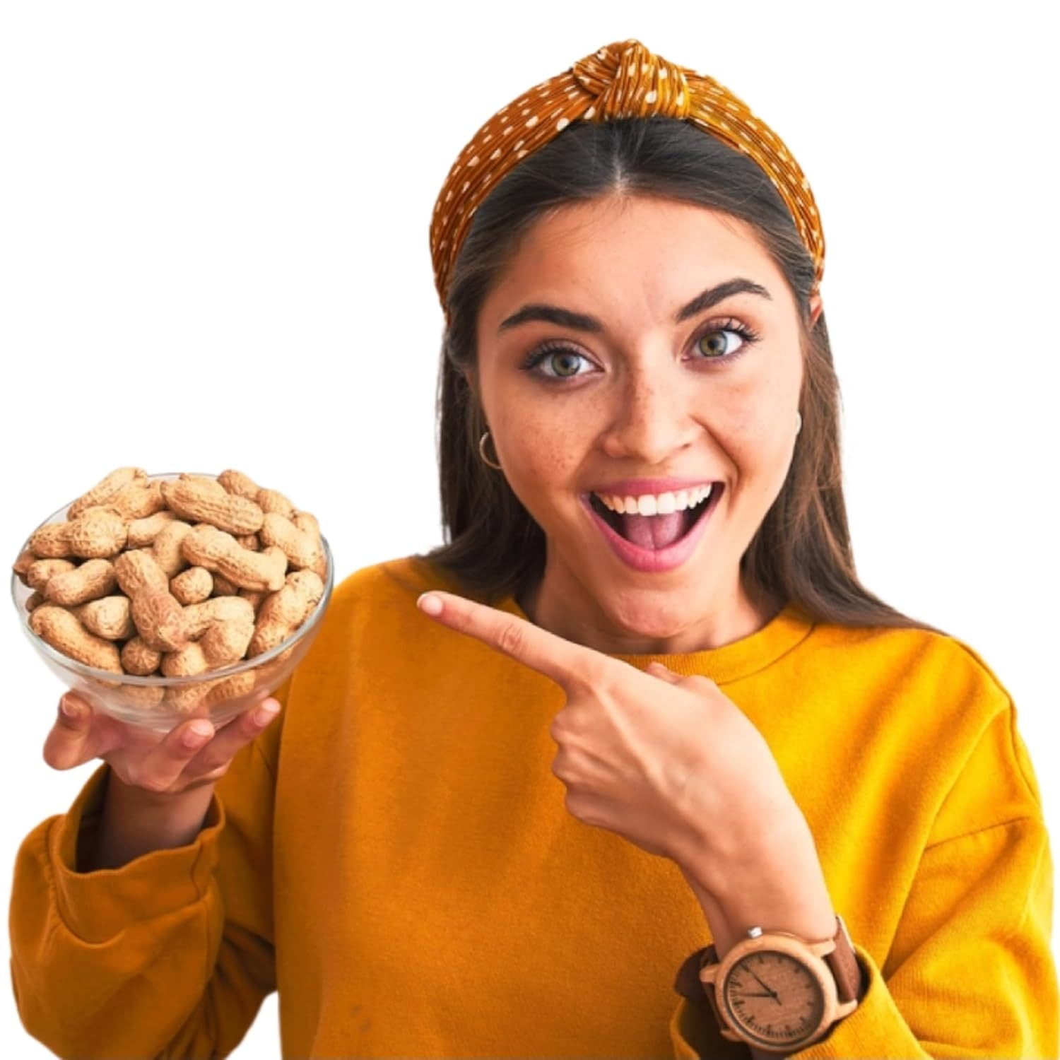ZYSF Unsalted & Roasted In-Shell Peanuts, 80.0 Ounce