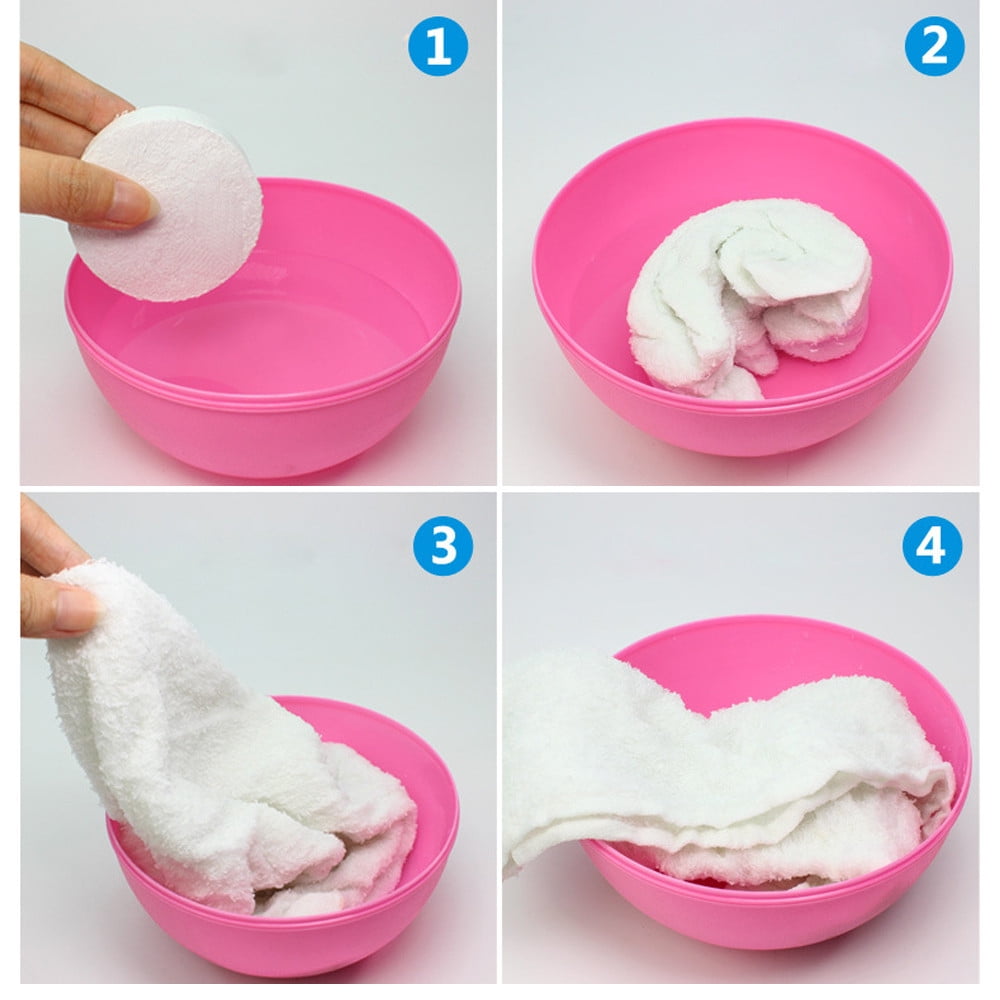 Wovilon Compressed Towel Outdoor Travel Wipe Soft Cotton Expandable Baby Washcloths Baby Towels And Washcloths White Washcloths