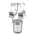 thumbnail image 2 of Spinning Tea Light Candle Holder Candle Tray Rotating Candlestick for Festive Wedding Cake, 2 of 9