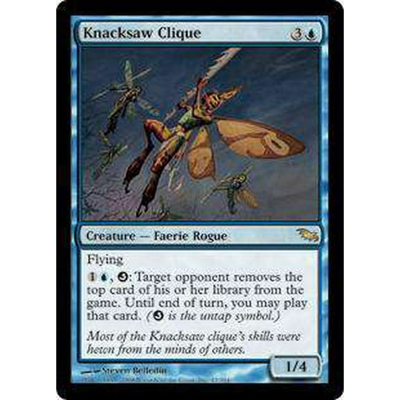 MtG Shadowmoor Rare Knacksaw Clique #42