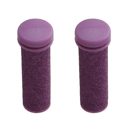 Emjoi Micro-Pedi Extreme Coarse Purple Flex Rollers (Pack of 2)