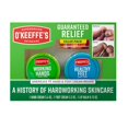 thumbnail image 1 of O'Keeffe's Giftbox incluye reparaci&oacute;n de labios con barra de aceite de cereza y vitamina E, tarro de manos de trabajo y tarro de pies saludables, idea de regalo, 1 of 9