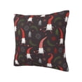 thumbnail image 2 of Wukai Cute Christmas Gnomes Premium Polyester Fleece Pillow Covers with Hidden Zipper Closure,Luxuriously Soft and Durable-24"x24", 2 of 7