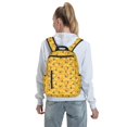 thumbnail image 5 of Yiaed Honeycombs Print Lightweight Backpack Travel Backpacks Hiking Daypack for Women Men, 5 of 5