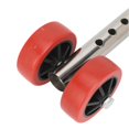 thumbnail image 5 of 2 Pcs Walker Wheel Leg 6 Gear Height Adjustment Stainless Steel Plastic Rollator Replacement Wheels, 5 of 5