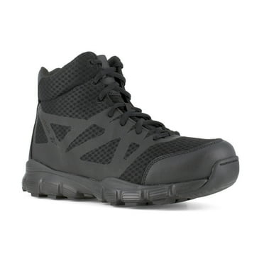 Reebok Work Mens Tactical Boot 5" Soft Toe Side Zipper Black RB4507