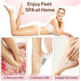 thumbnail image 4 of Electric Feet Callus Remover, Rechargeable Electric Foot File for Men & Women, Portable Foot Scrubber File Foot Care for Dead Skin, White, 4 of 7