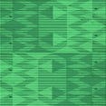 thumbnail image 1 of Ahgly Company Machine Washable Indoor Square Transitional Neon Green Area Rugs, 6' Square, 1 of 7