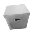 thumbnail image 4 of Caja de Almacenamiento de Discos de Vinilo de 12 Pulgadas, Organizador de álbumes, Soporte de Almacenamiento de álbumes de Vinilo, Estuche de Almacena Gris, 4 of 8