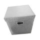 thumbnail image 4 of Caja de almacenamiento de discos de vinilo Hugo 12 pulgadas Gris, 4 of 10