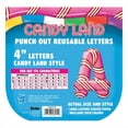 thumbnail image 2 of Eureka Candy Land Peppermint Stripe Deco 4" Letters, 176 Per Pack, 3 Packs, 2 of 2