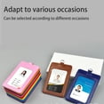 thumbnail image 4 of PU Card Sleeve for Work Cards Business ID Cards Storage Organizer, 4 of 20