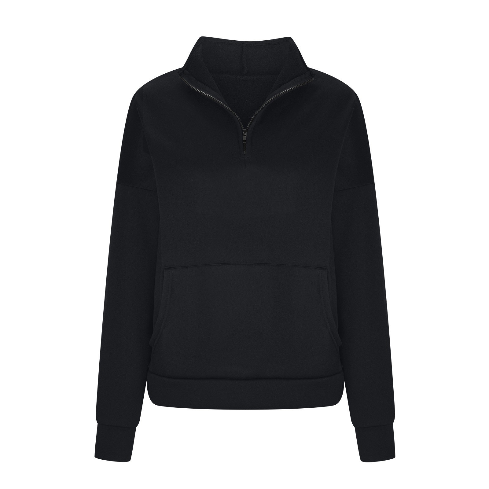 Durtebeua 3/4 Zip Pullover Womens Long Sleeve Thermal Pullover