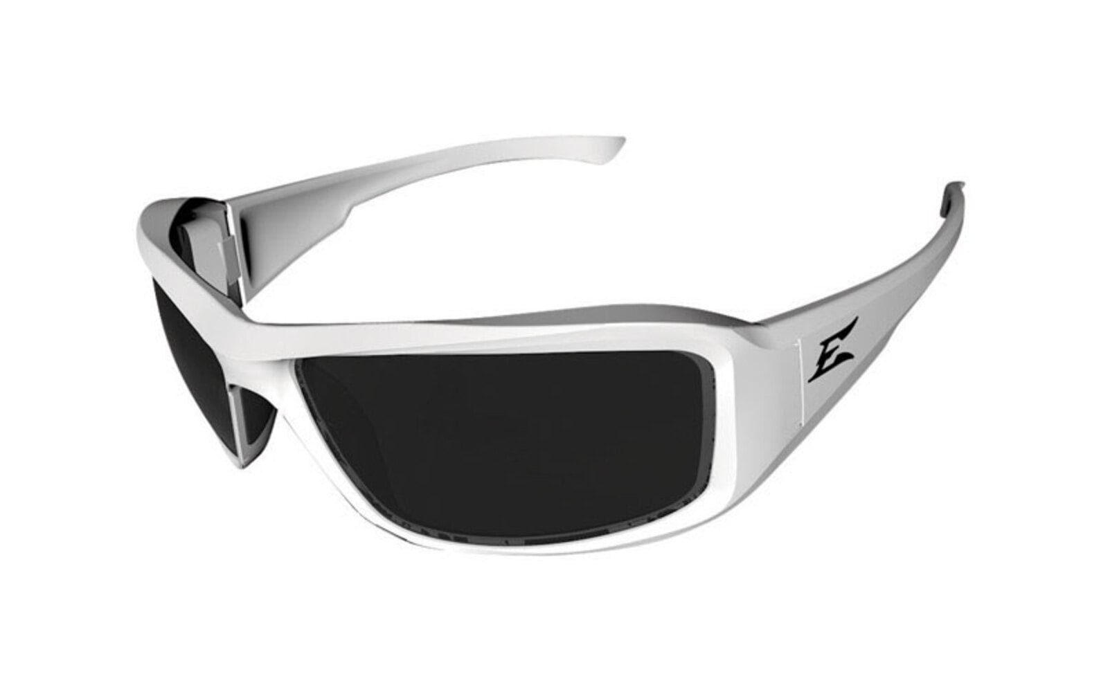 Smoke Lens Safety Glasses EDGE Eyewear XB146 Brazeau Torque White Frames