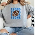 thumbnail image 5 of Lions Lions Football Sweatshirt, Detroit Michigan, Football Sweatshirt, Ladies Fan Sweatshirt, NFL, Champs,, 5 of 7