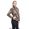 thumbnail image 2 of De La Creme - Womens Camo Zip-Thru Varsity Bomber Jacket, 2 of 5