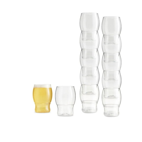 Verres à dégustateur Tossware haut de gamme, sans BPA, incassables, empilables, réutilisables et recyclables