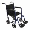 ProBasics TCA1916BG 19 in. Aluminum Transport Chair, Burgundy