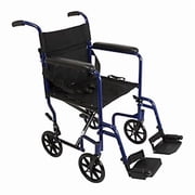 ProBasics TCA1916BG 19 in. Aluminum Transport Chair, Burgundy
