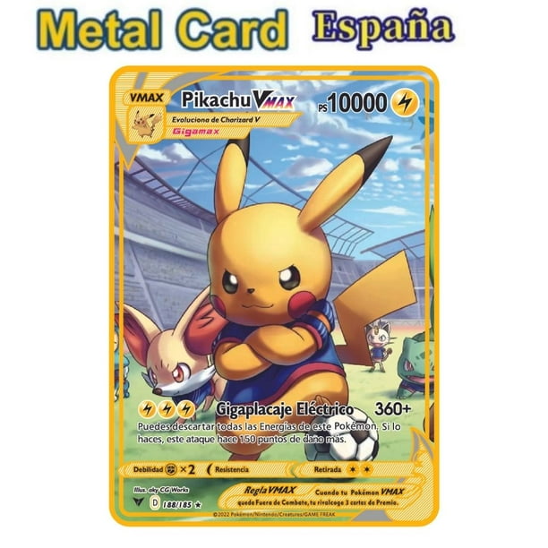 Spanish Pokmon Cards Metal Letters Spanish Iron Cards Mewtwo Pikachu Gx Charizard Vmax Cartas Pokmon Vmax | Walmart en lnea Spanish Pokmon Cards Metal Letters Spanish Iron Cards Mewtwo Pikachu Gx Charizard Vmax Cartas Pokmon Vmax | Walmart en lnea