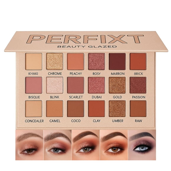 Paleta de sombras de ojos BestLand 18 colores mate, brillo y nude