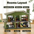 thumbnail image 2 of Dunphy House Building Blocks Set Modern Architecture Family House Model Toys for Fans Adults(1176Pcs), 2 of 7