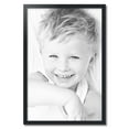 ArtToFrames 24x36 inch Satin Black MDF Picture Frame, Versatile Gallery