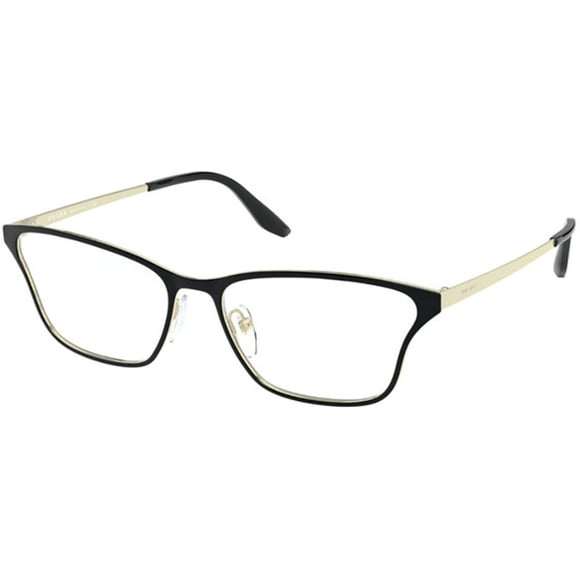 Prada PRADA 0PR 60XV AAV1O155 Women's Black/Gold Frame Eyeglasses
