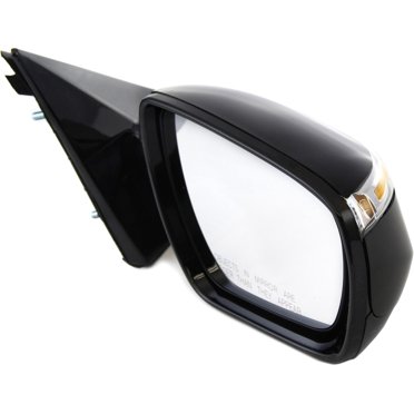 Kool Vue Passenger Side Power Mirror For Hyundai Santa Fe 2005-2006 - Paintable, Manual Fold (Non-Heated)