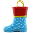 thumbnail image 3 of DC Comics Children's Girls' Wonder Woman Printed Waterproof Easy-On Rubber Rain Boots (Toddler/Little Kids)&nbsp;, 3 of 4