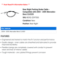 thumbnail image 2 of Rear Right Parking Brake Cable - Compatible with 2004 - 2005 Mercedes-Benz CLK320, 2 of 2