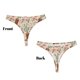thumbnail image 3 of Fotbe Floral Cowboy Boots Tanga Sin Costuras para Mujer con Estampado – Panties Invisibles, Transpirables y Cómodos para Uso Diario-X-Small, 3 of 6