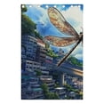 thumbnail image 4 of Anime Dragonfly and City Blackout Curtains for Living Room Bedroom 55W x 72/84L Insulated Window Drapes 2 Panels, 4 of 6