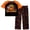 Halloween 01, variant on Aideaone Boys' Pajamas Set Short Sleeves Tops & Long Pants 2-Piece Printed Kid Sleepwear Pajamas Set for Boys 6-14Y