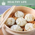 thumbnail image 4 of 1Set Bamboo Steamer Cookware Basket Dim Sum Dumpling Food Steamer with Lid, 4 of 8